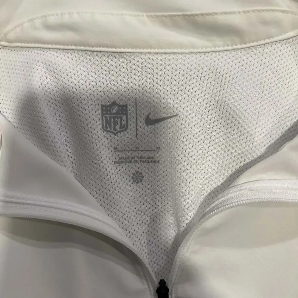 Nike‎ NFL New England Patriots Team Issue On-Field Coach Jacket White Medium